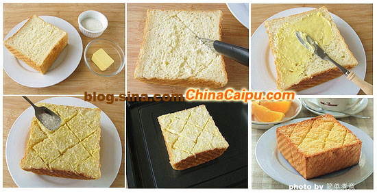 圖片[2]-黃油砂糖厚多士-起舞食譜網