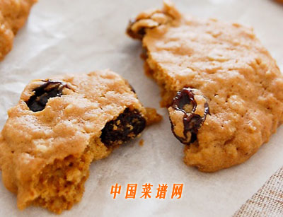 葡萄干燕麥甜餅