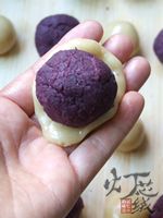 圖片[9]-紫薯月餅（3）-起舞食譜網