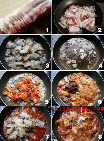 韓式泡菜炒五花肉