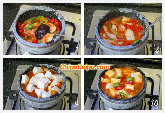 韓式辣白菜豆腐湯