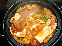 韓式火腿泡菜豆腐湯