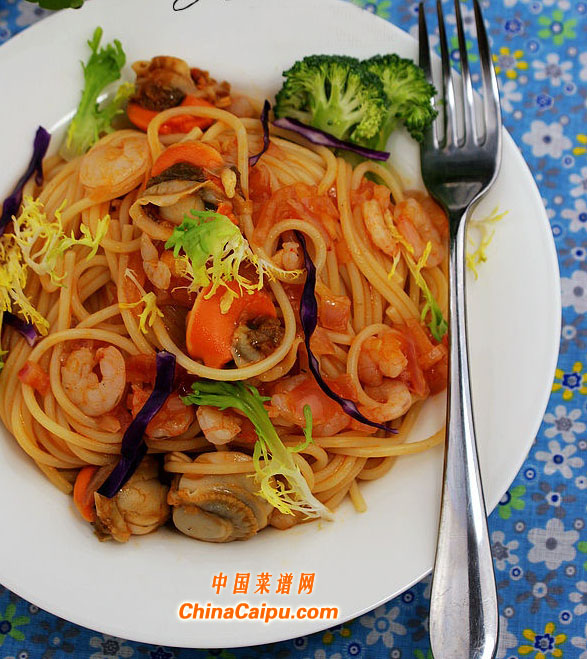 圖片[5]-海鮮意大利面-起舞食譜網(wǎng)