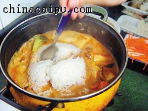 蟹柳味噌湯飯