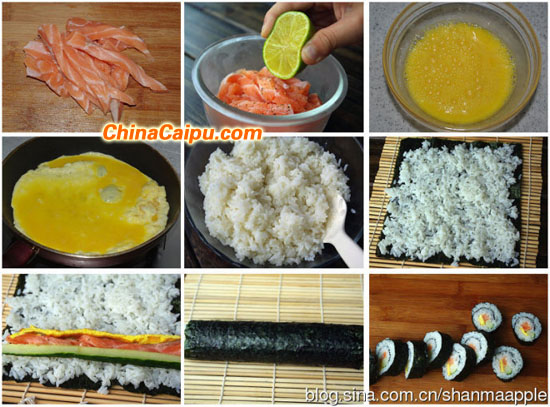 三文魚紫菜包飯