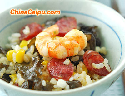 xo醬鮮蝦什錦炒飯