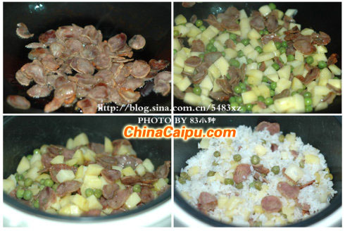 臘腸土豆燜飯