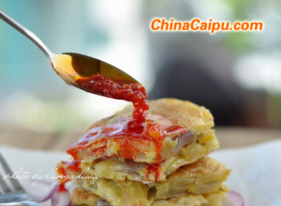 黑胡椒土豆雞蛋餅
