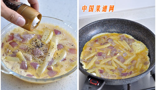 黑胡椒土豆雞蛋餅
