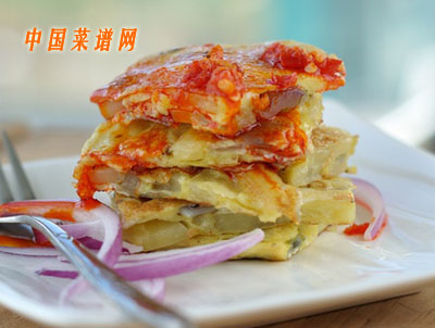 黑胡椒土豆雞蛋餅