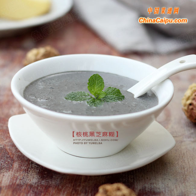 圖片[3]-核桃黑芝麻糊-起舞食譜網