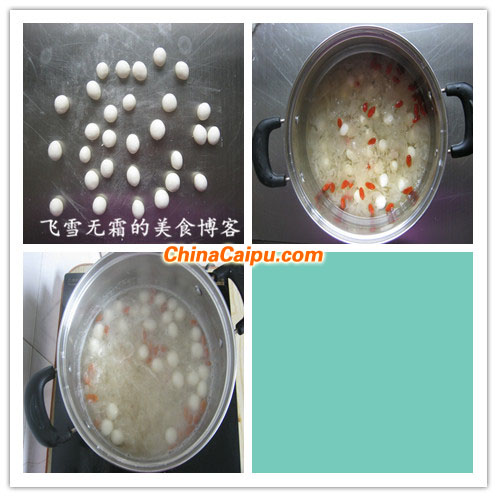 銀耳圓子湯