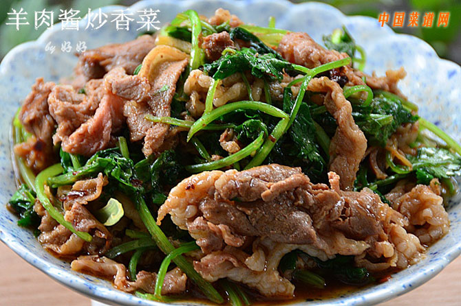 圖片[2]-羊肉醬炒香菜-起舞食譜網(wǎng)