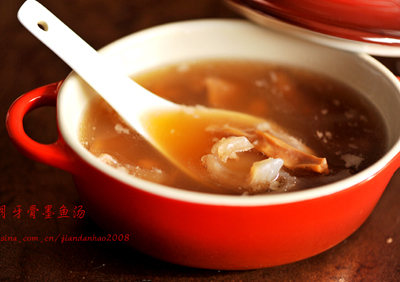 圖片[1]-月牙骨墨魚湯-起舞食譜網