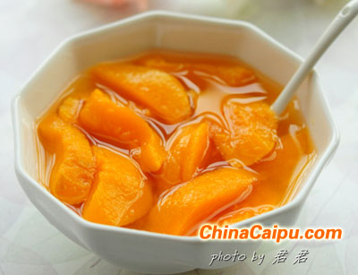自制水果罐頭--黃桃糖水
