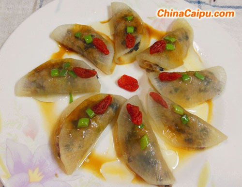 白蘿卜肉卷