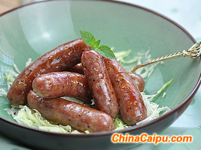 黑椒脆皮腸