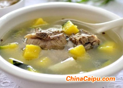鮮滑倭瓜尾骨湯