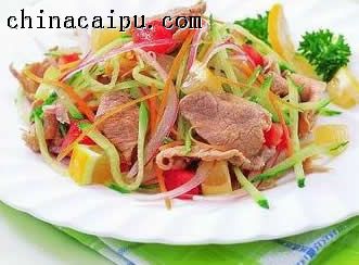 檸檬嫩牛肉(圖)