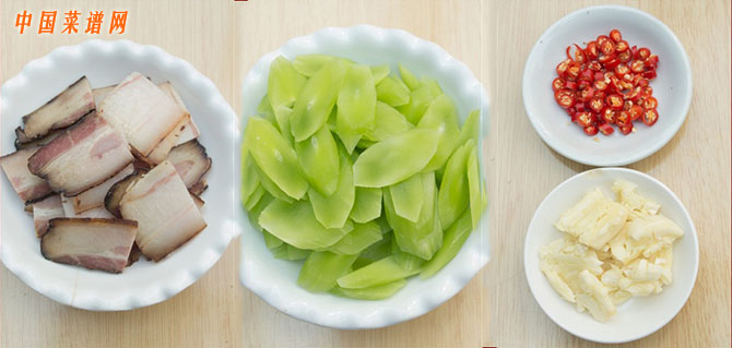 圖片[2]-干鍋臘肉萵筍-起舞食譜網