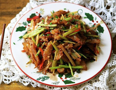 圖片[1]-爆炒麻辣牛蹄筋-起舞食譜網