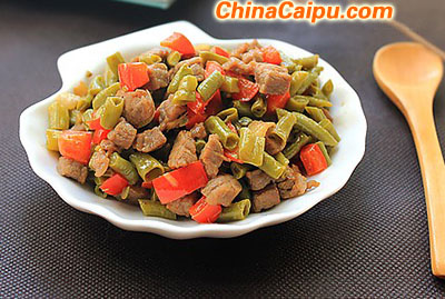 圖片[4]-酸豆角炒牛肉-起舞食譜網