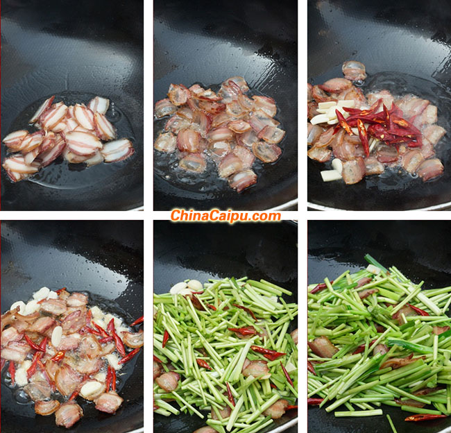 圖片[3]-藜蒿炒臘肉-起舞食譜網(wǎng)