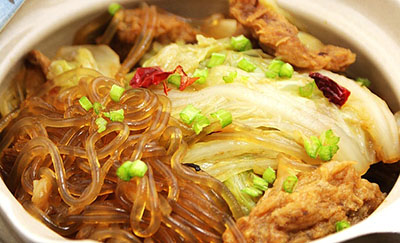 圖片[1]-白菜肉渣燉粉條-起舞食譜網