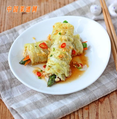 圖片[3]-什錦白菜卷-起舞食譜網