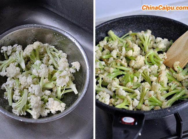 圖片[3]-干煸菜花-起舞食譜網