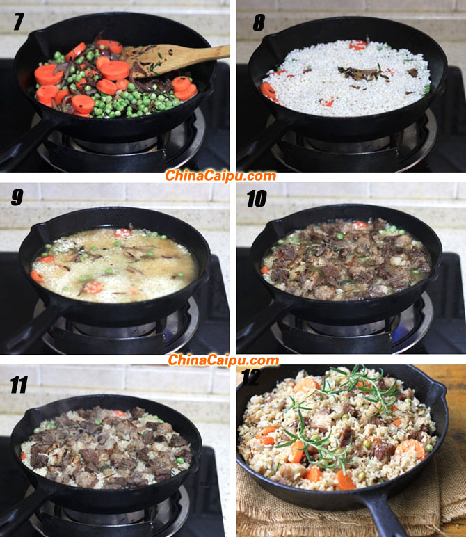 迷迭香牛肉燴飯