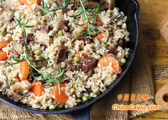 圖片[1]-迷迭香牛肉燴飯-起舞食譜網