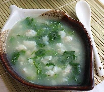 魚糜青菜湯
