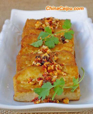 魚香煎豆腐