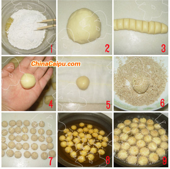 圖片[3]-老北京名小吃――開口笑-起舞食譜網(wǎng)