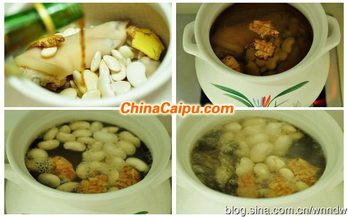 圖片[4]-雪豆燉蹄花-起舞食譜網