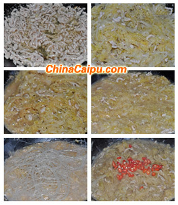 圖片[3]-酸菜粉絲炒肉-起舞食譜網