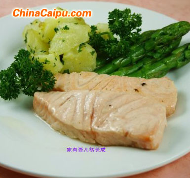 香煎三文魚(yú)