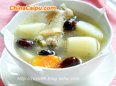 牛蒡精力雞湯