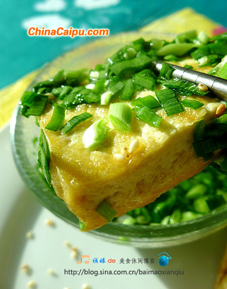 潮汕小菜：鹽水韭菜炸豆腐