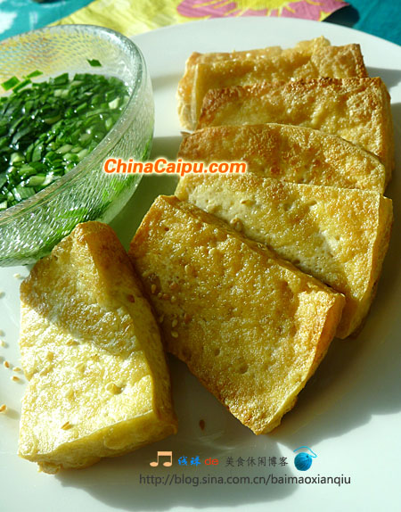 潮汕小菜：鹽水韭菜炸豆腐