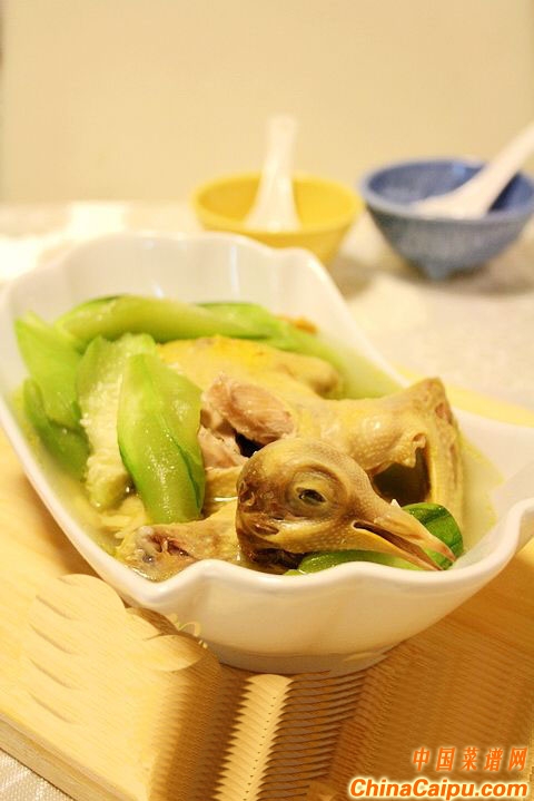 絲瓜滾乳鴿湯